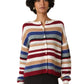 Clara Striped Button-Up Cardigan