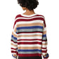 Clara Striped Button-Up Cardigan