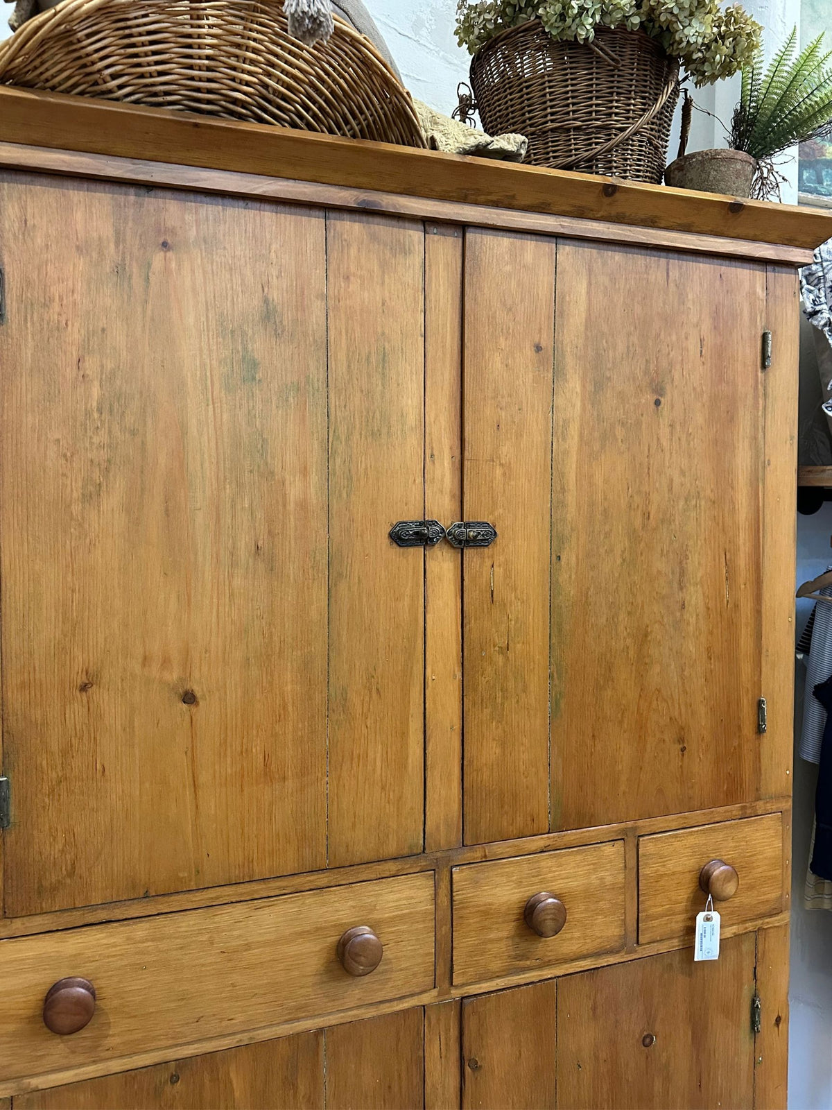 Vintage 19th Century Pine Cupcoard - Pick Up Only