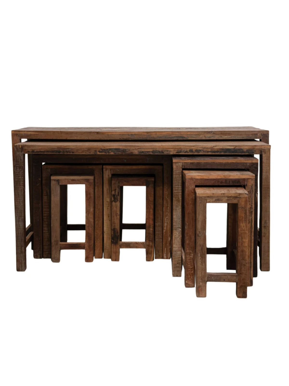 Reclaimed Wood Nesting Tables - Pick Up Only