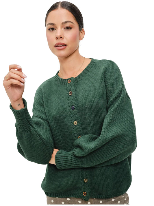 Niko Cotton Button Up Knitted Cardigan