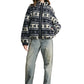 Fair Isle Sherpa Fleece Zip Jacket