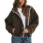 High Pile Fleece Puffer Jacket