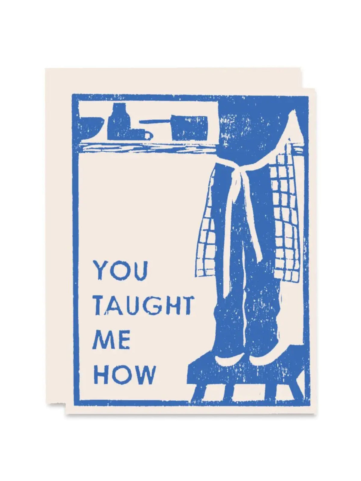 You Taught Me How Mother and Father Card