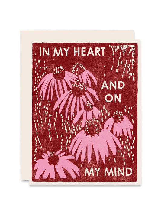 Coneflowers on My Mind Friendship Card