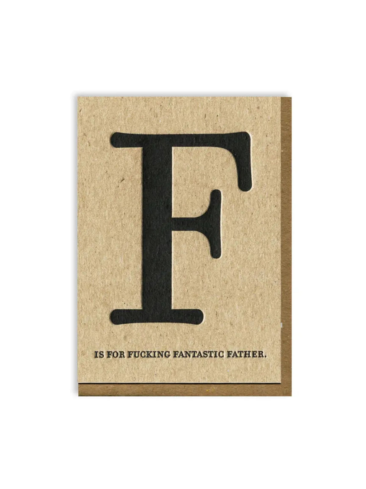 F is for Father Card