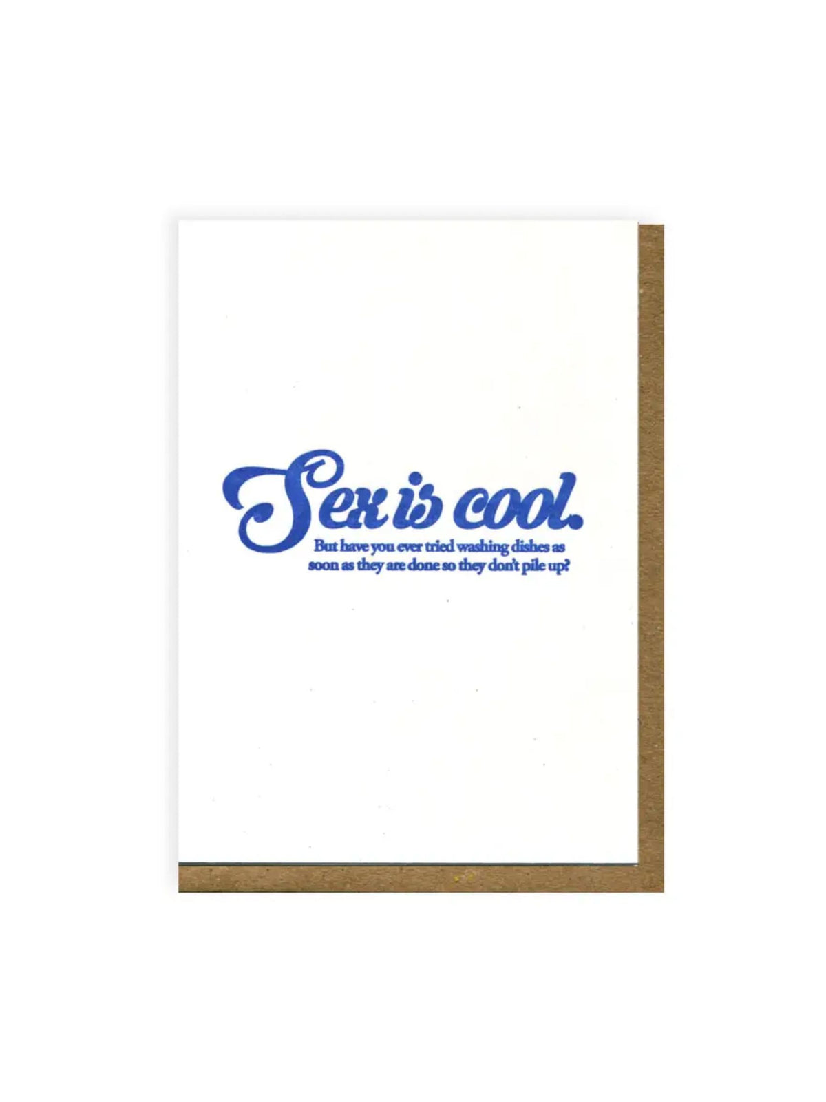 Sex Is Cool Card