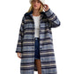 A-Line Plaid Coat