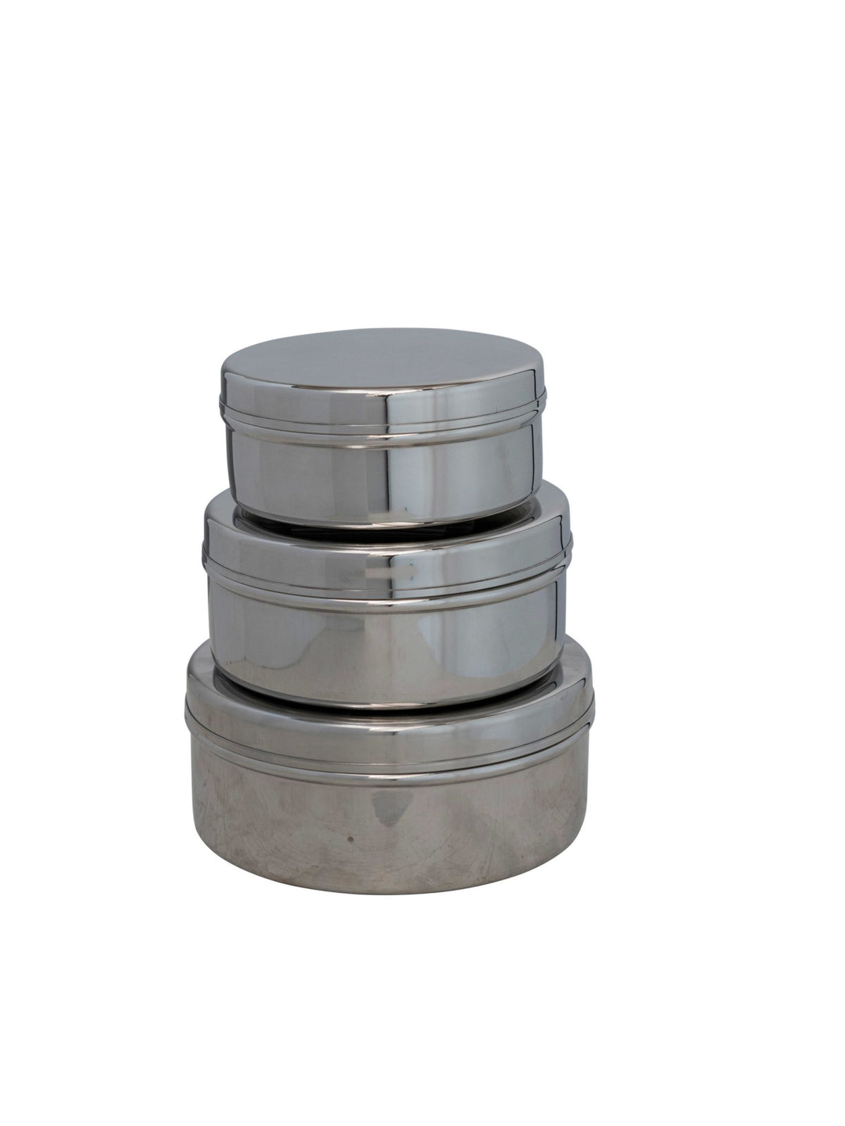 Stainless Steel Containers - Set of 3