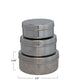 Stainless Steel Containers - Set of 3