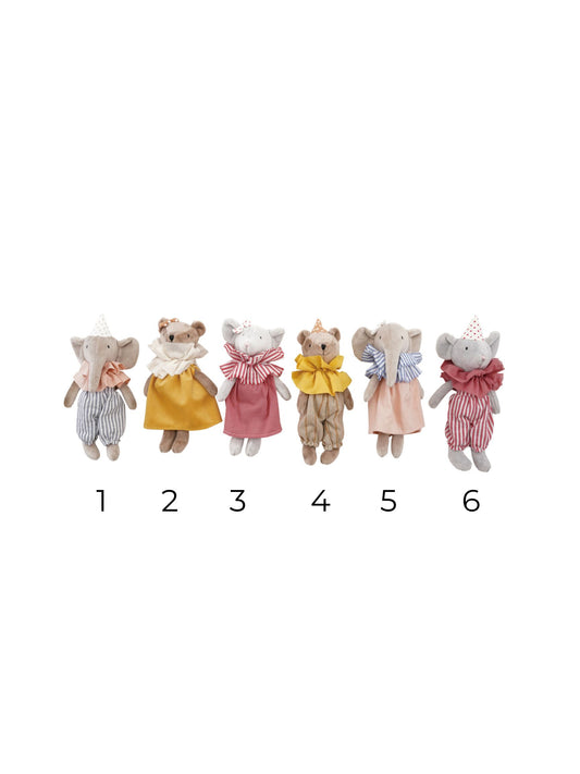 Plush Animal in Ruff Collar