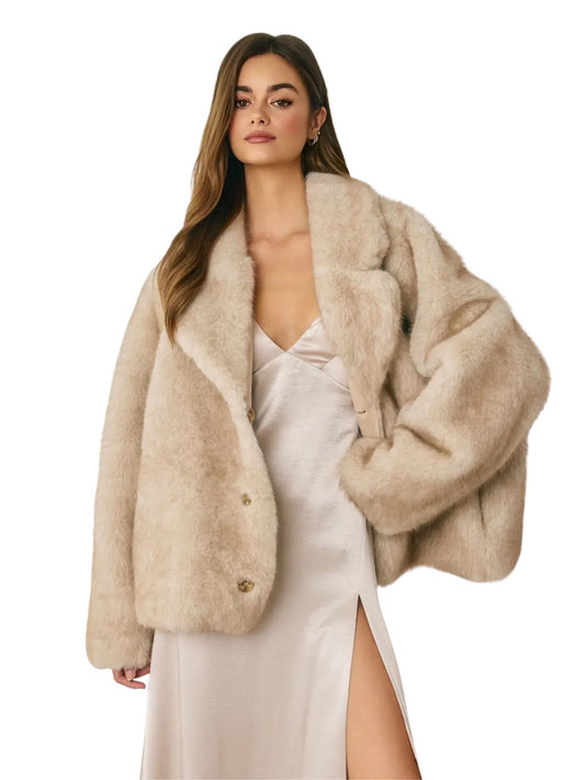 The Fiona Reversible Coat - Stone