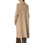 Relaxed Open Front Long Cardigan