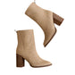 The Maxine Suede Bootie