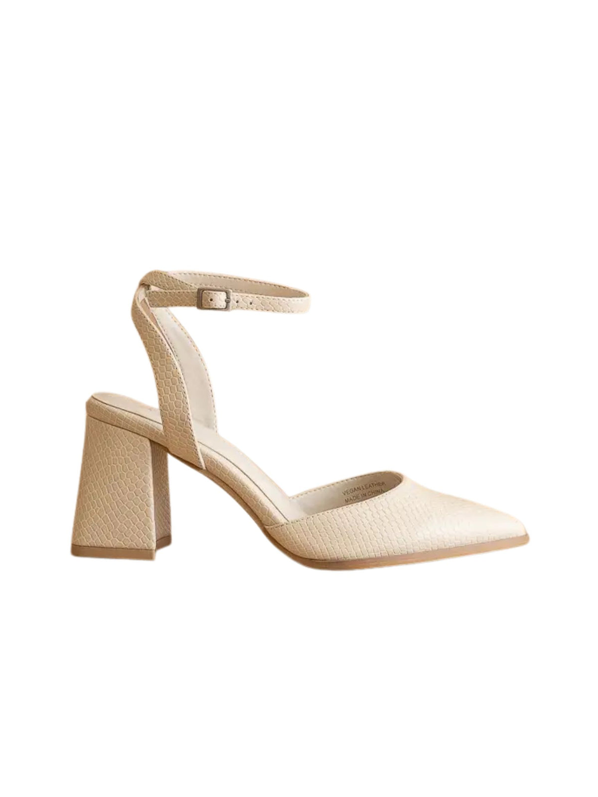 The Princess White Pointed Toe Heel