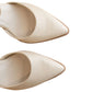The Princess White Pointed Toe Heel