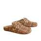 The Teri Chai Tweed Buckle Mule