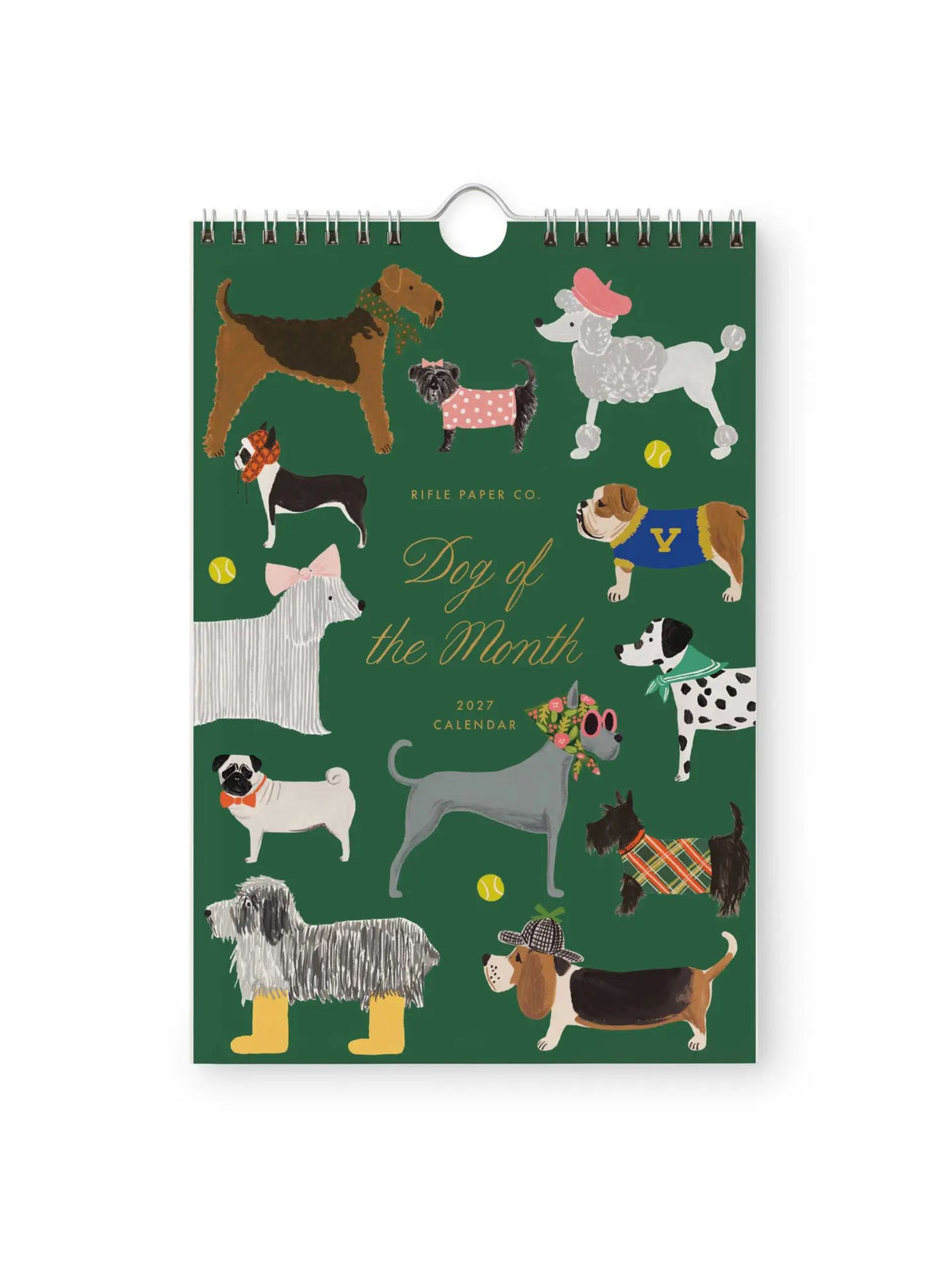 2027 Dog of the Month Kitchen Calendar (6x9)