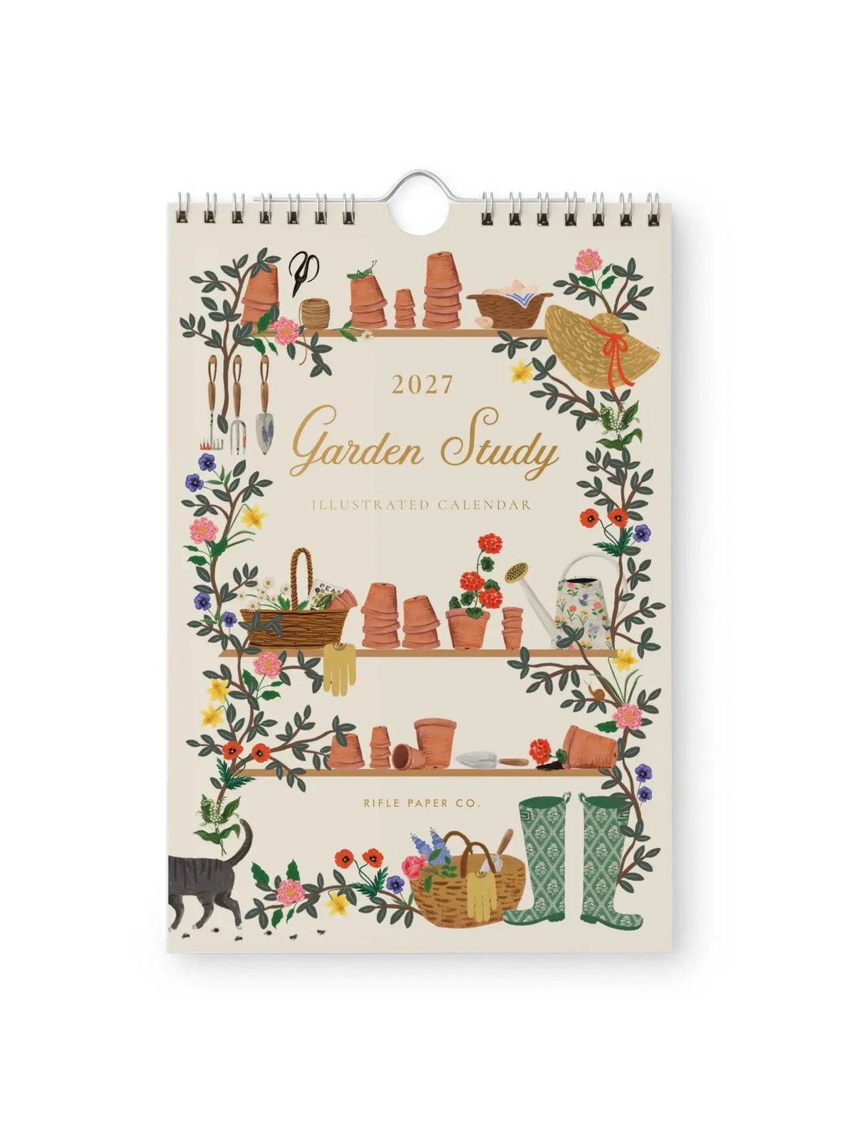 2027 Garden Study Kitchen Calendar (6x9)