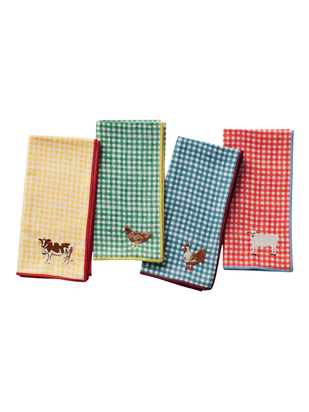 Home Sweet Home Embroidered Cotton Napkins