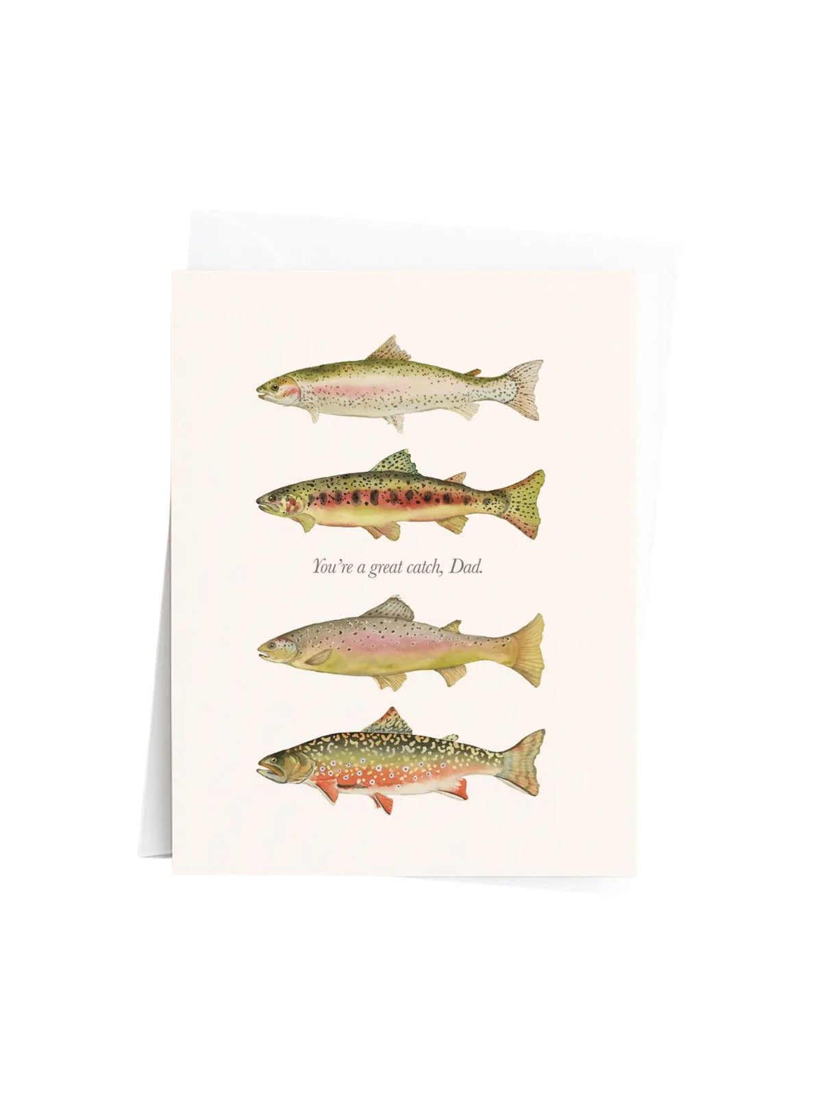 “You’re a Great Catch, Dad”  Trout Card
