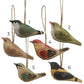 Carved Wood Bird Ornament