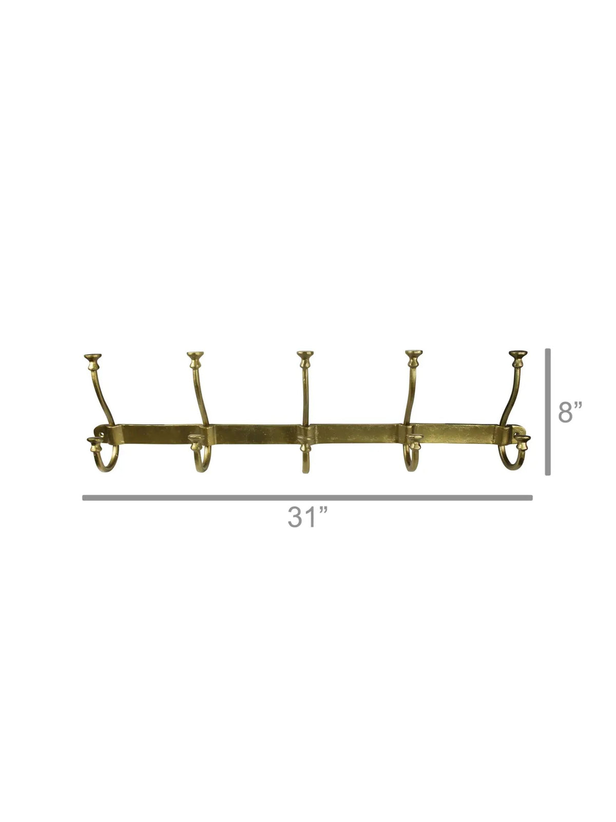 Brass Murphy Hook Rail - 5