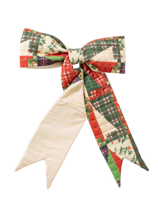 Christmas Patchwork Bow