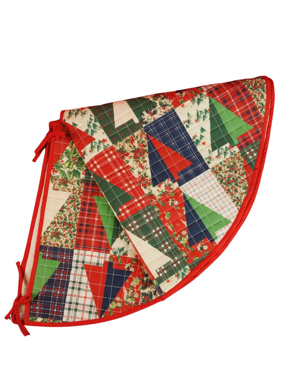 Christmas Patchwork Tree Skirt
