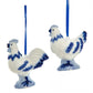 Delft Blue Hen Ornament
