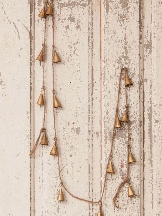 Gold Tone Mini Bells Garland