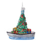 Glass Boat w/ Tree Ornament