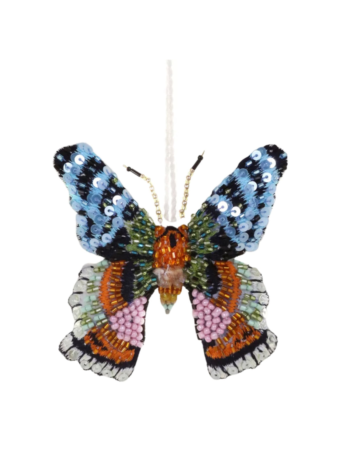 Sequin & Stitchery Butterfly Ornament