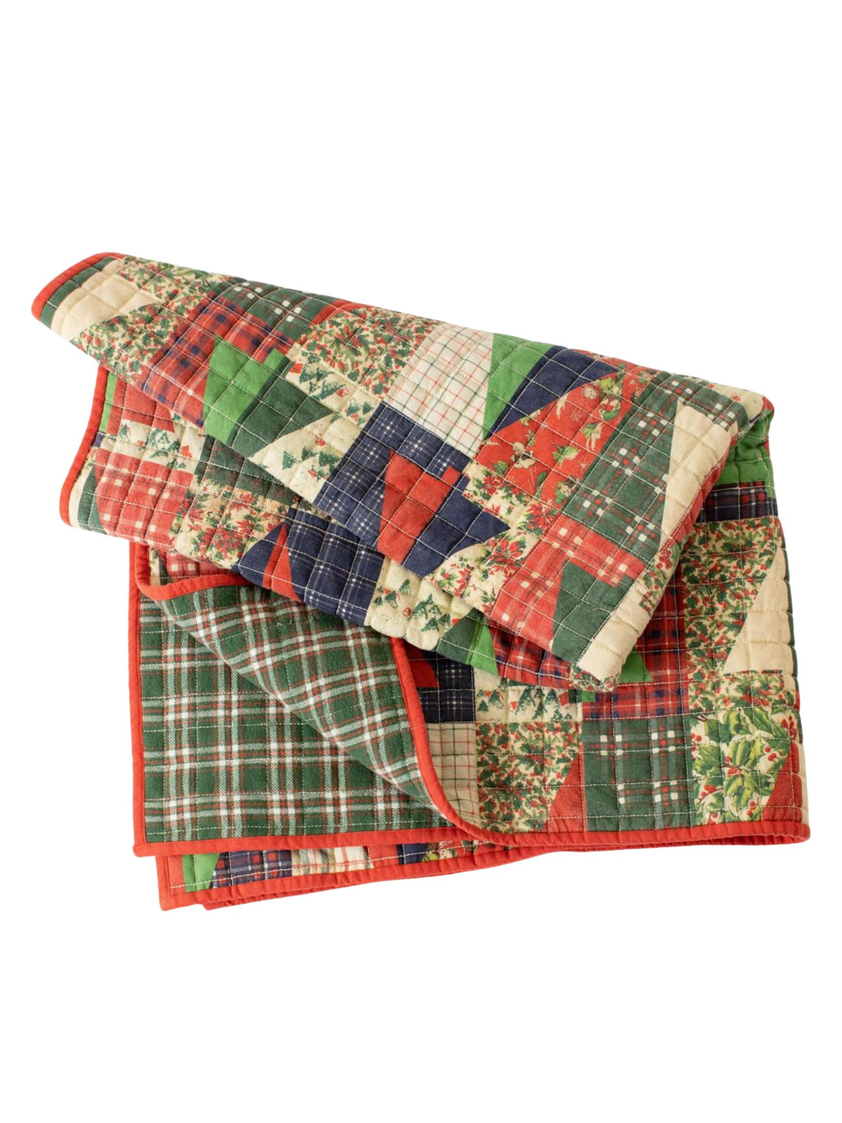 Christmas Patchwork Throw