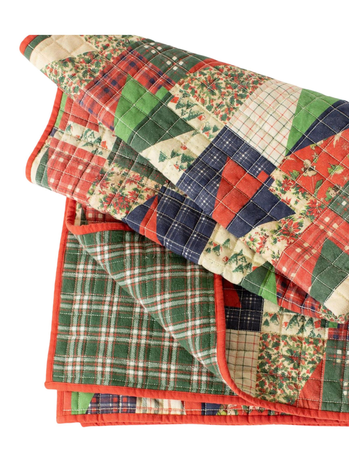 Christmas Patchwork Throw