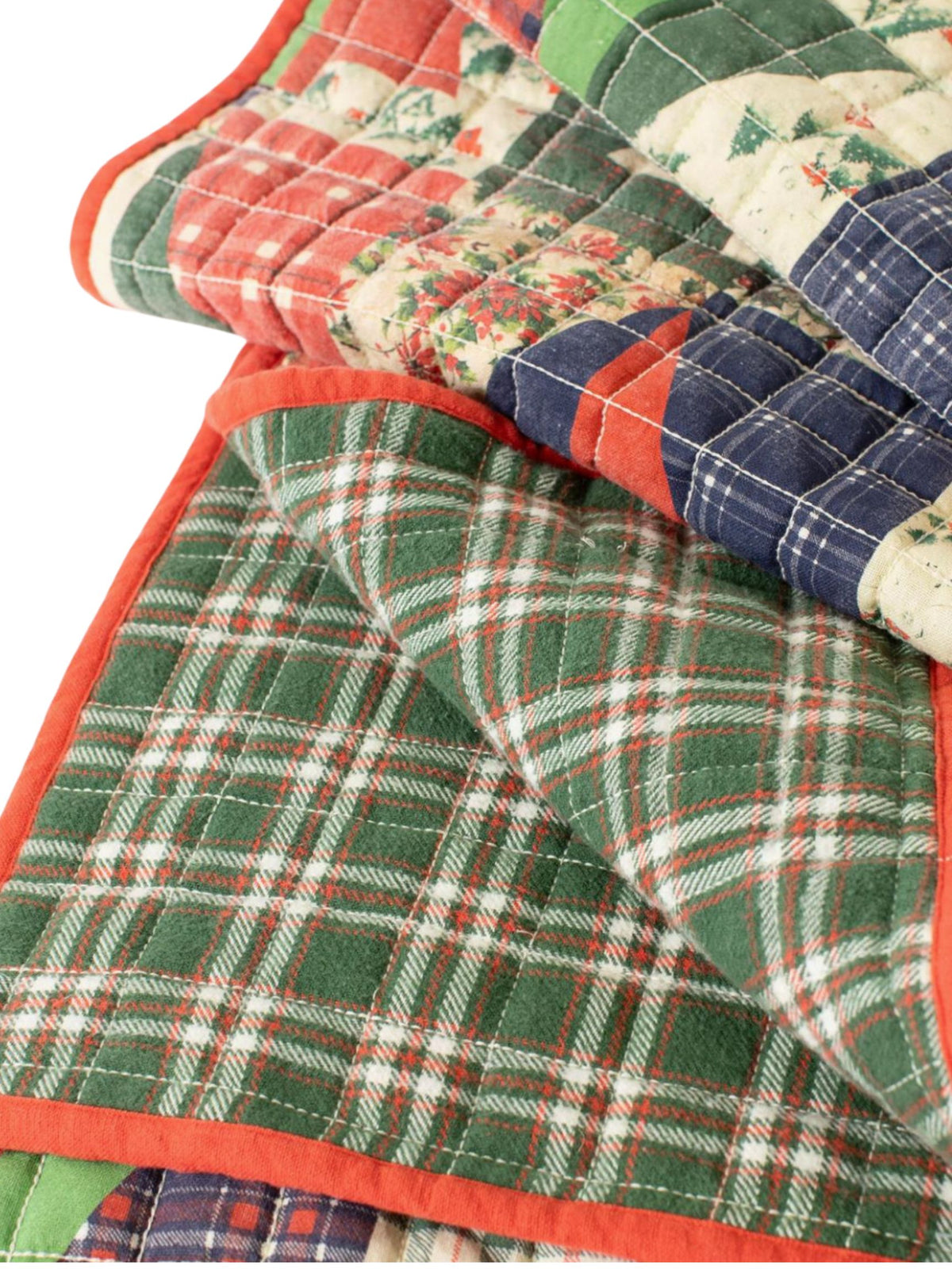 Christmas Patchwork Throw