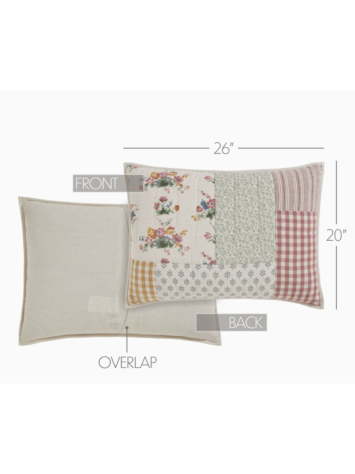 Rosehill Floral Patch Standard Sham Set