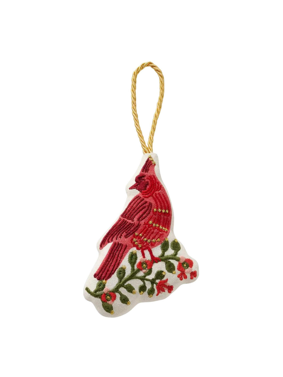 Cardinals Embroidered Ornament