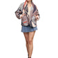Multi Print Quilted Jacket