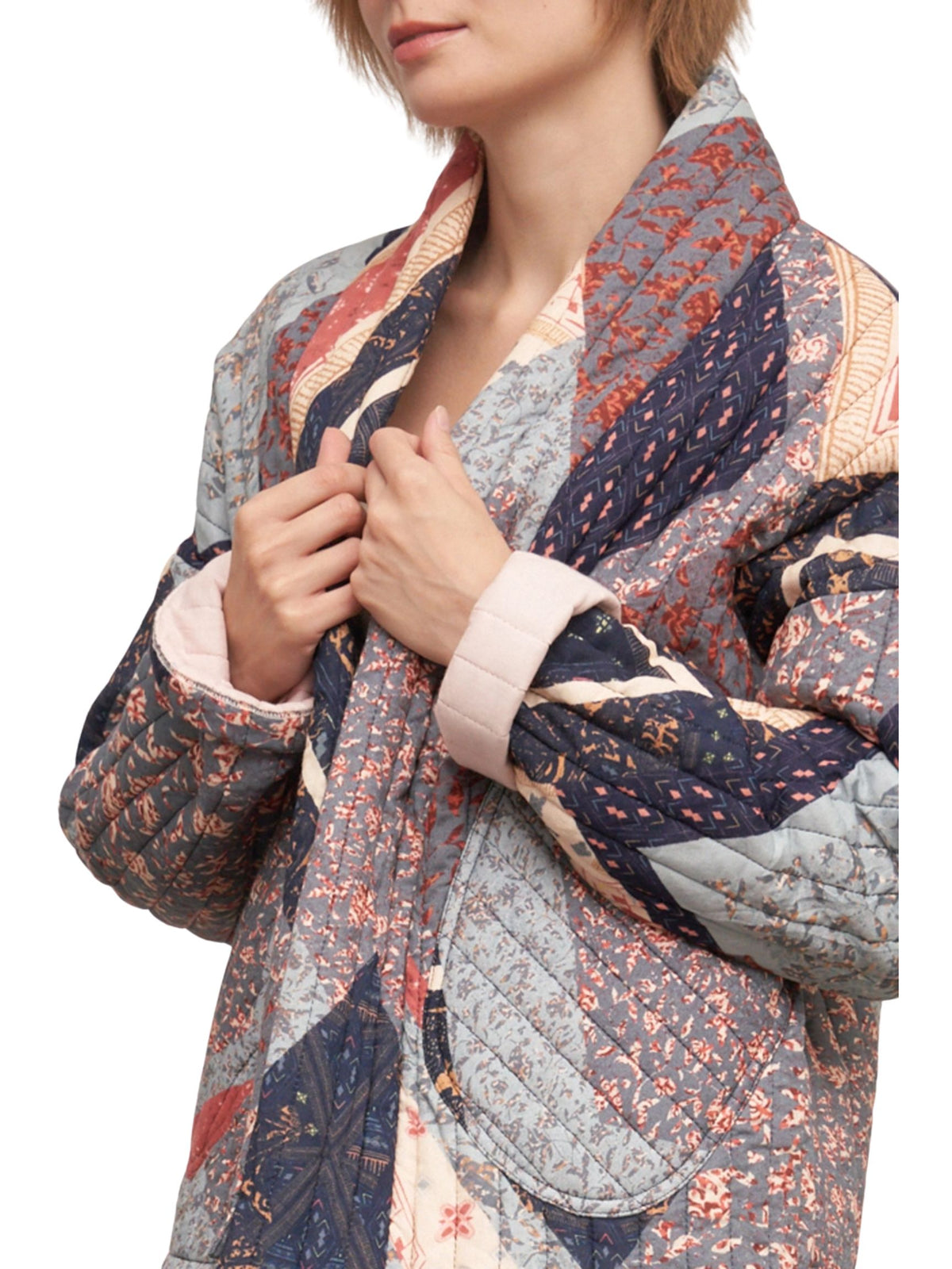 Multi Print Quilted Jacket