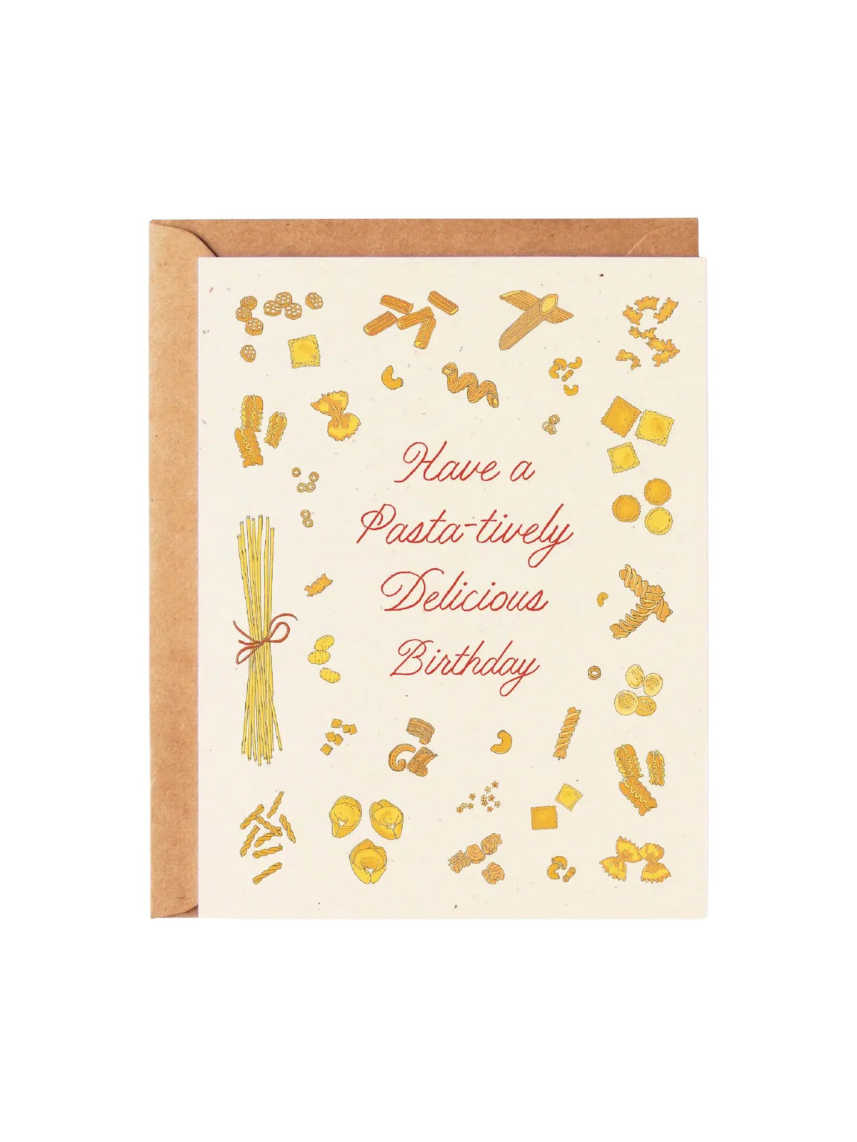 Have A Pasta-tively Delicious Birthday Card