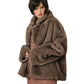 The Fiona Reversible Coat - Brown