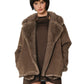 The Fiona Reversible Coat - Brown