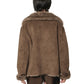 The Fiona Reversible Coat - Brown