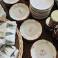Stoneware Scalloped Plate w/ Holiday Image