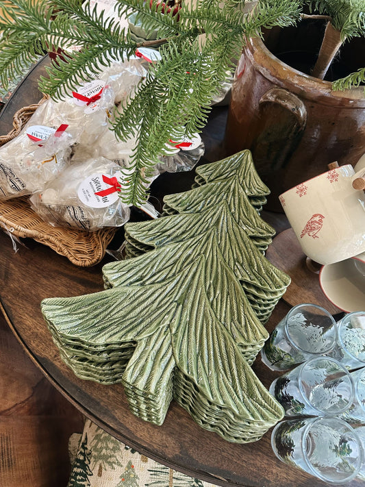 Ceramic Tree Shaped Platter - Pick Up Only
