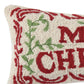 Merry Christmas Hook Pillow - Pick Up Only