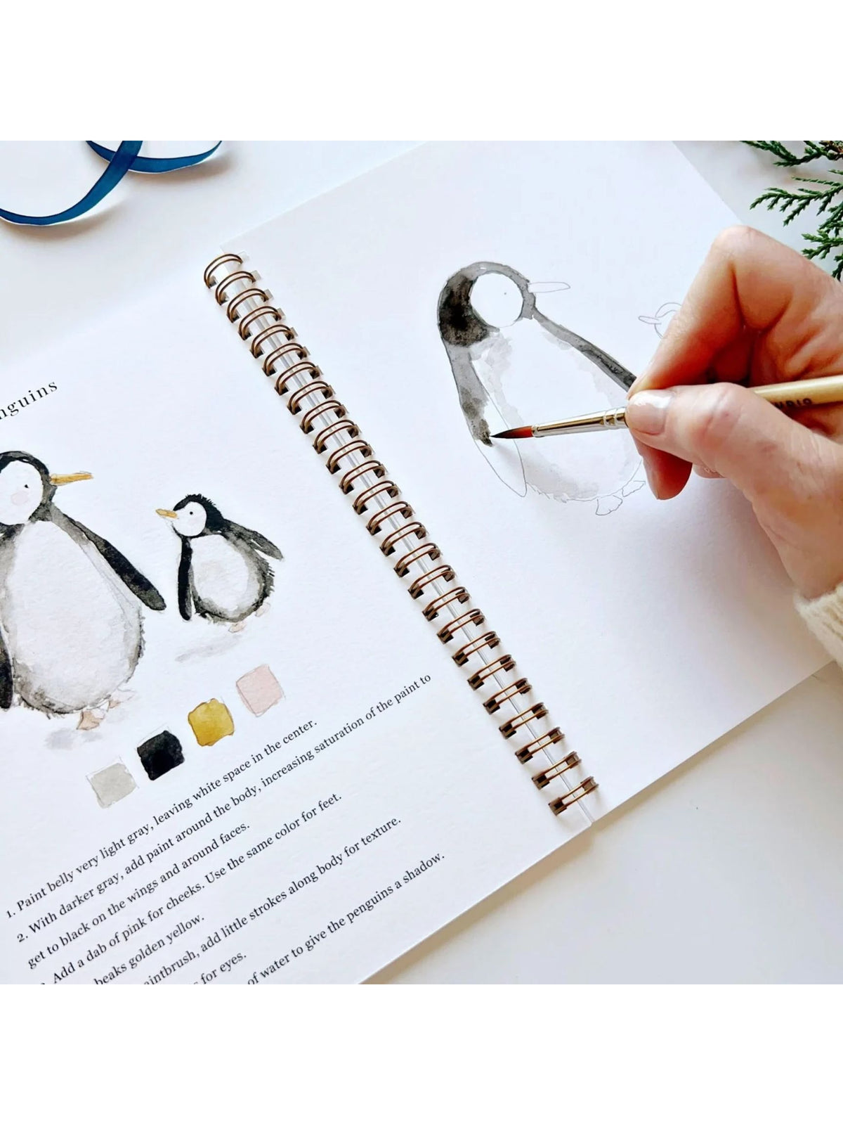 Winter Watercolor Workbook
