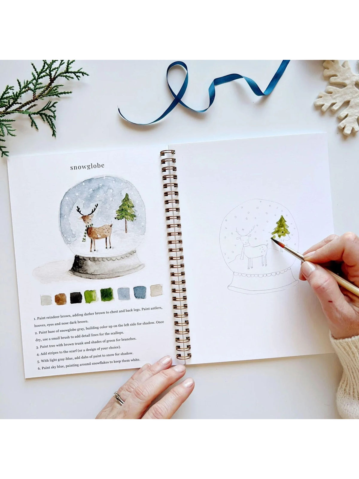 Winter Watercolor Workbook