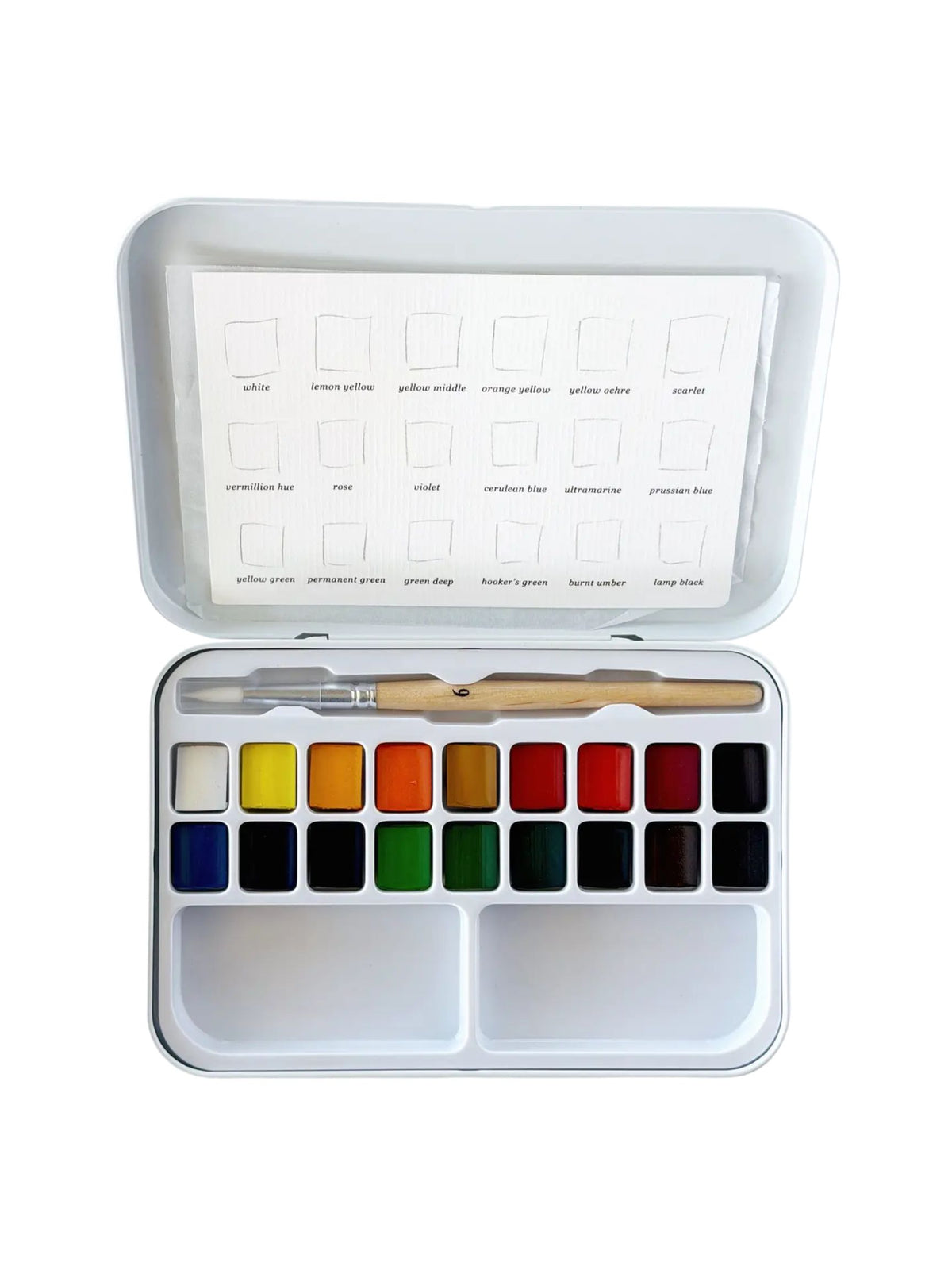 Watercolor Paint Set - 18 colors w/ brush